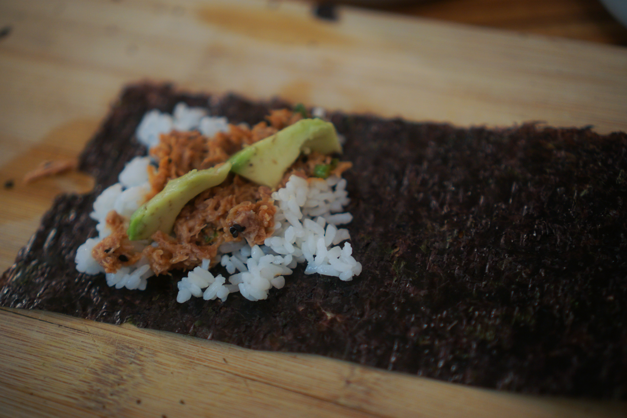 How to Make Spicy Tuna Temaki (Spicy Tuna Hand Rolls)