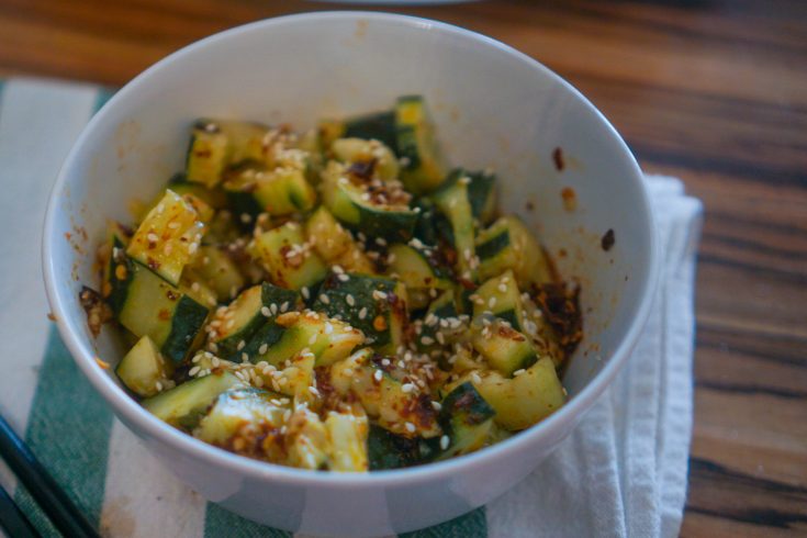 Garlicky & Spicy Sichuan Cucumber Salad