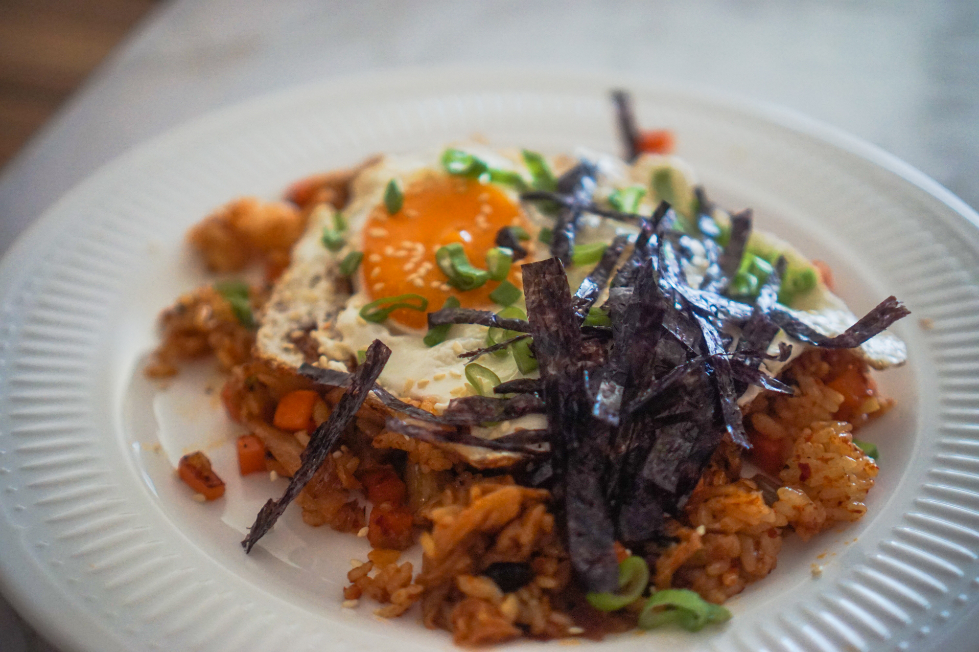 15-Minute Vegetarian Kimchi Fried Rice