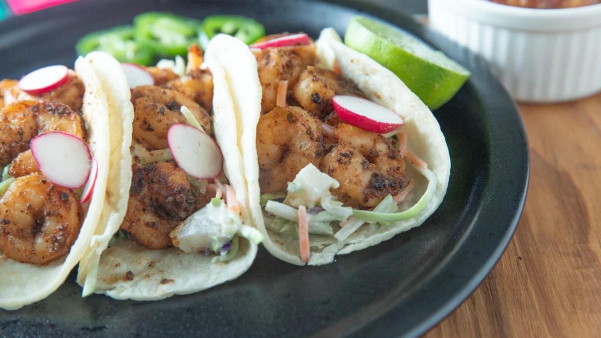 Shrimp Tacos | Stovetop – Air Fryer.