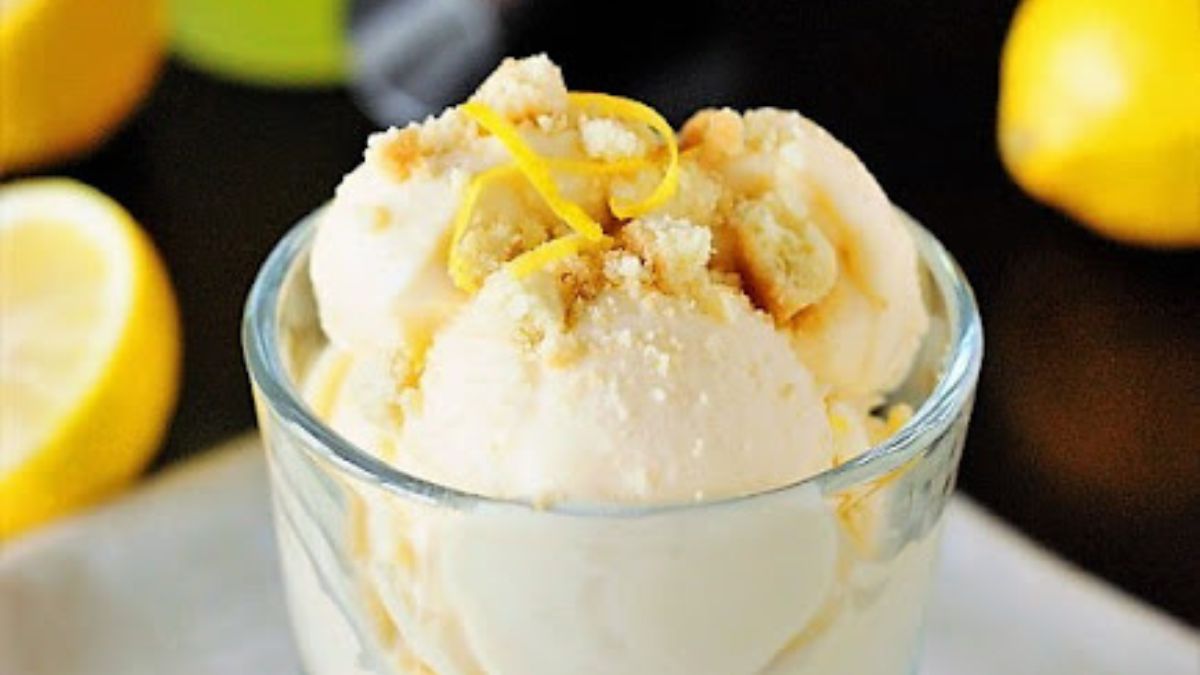 3-Ingredient Limoncello Lemon Ice Cream.