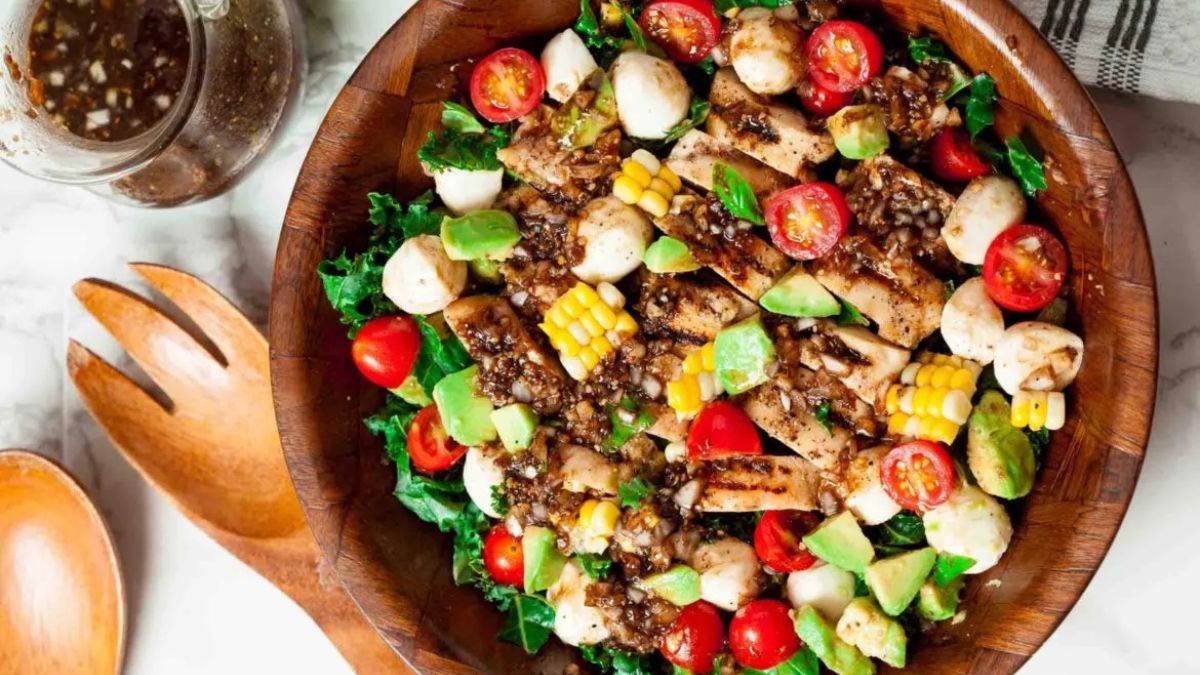 Chicken Caprese Salad.