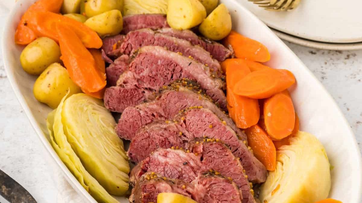 Corned Beef and Cabbage.
