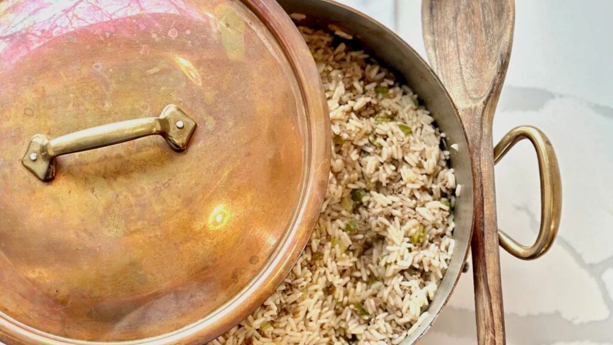 Easy Cajun Dirty Rice.