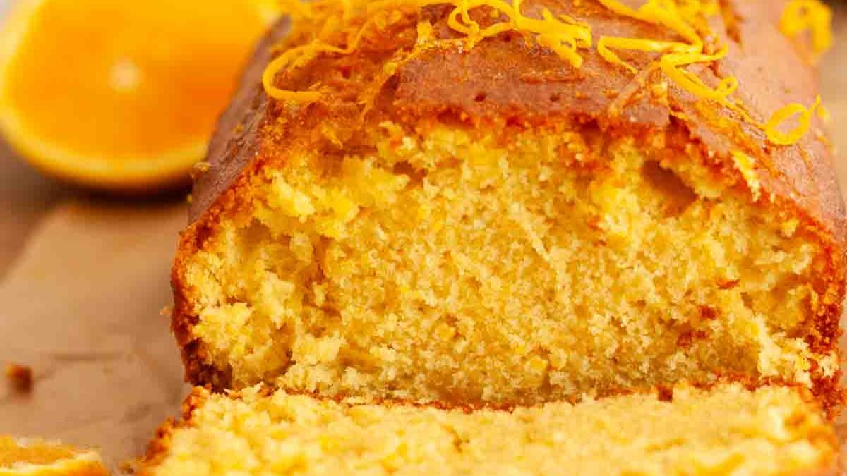 Easy Orange Loaf Cake.