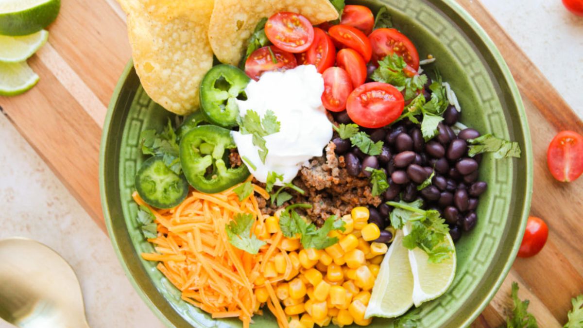 Easy Taco Bowl Recipe.