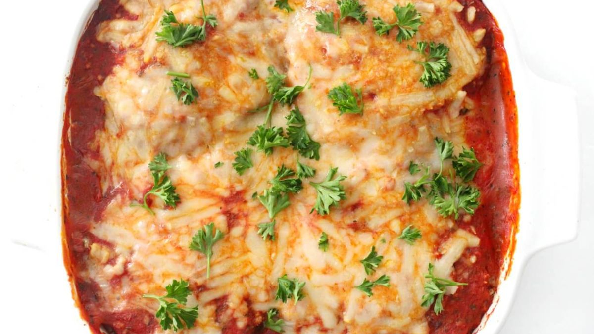 Easy Vegan Eggplant Parmesan (Gluten-Free, Allergy-Free) | Air Fried & Baked.