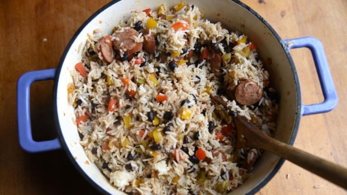 Homemade Dirty Rice(Cajun rice recipe).