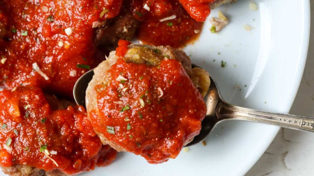 Keto Turkey Meatballs.