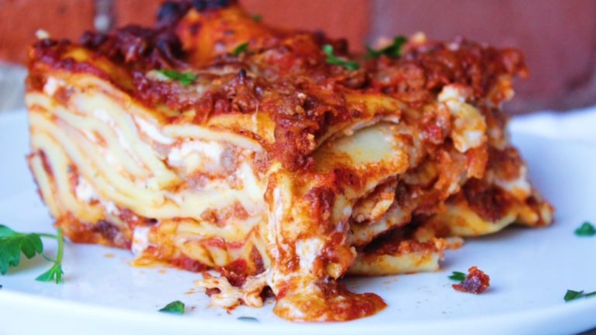 Lasagna with Homemade Noodles.