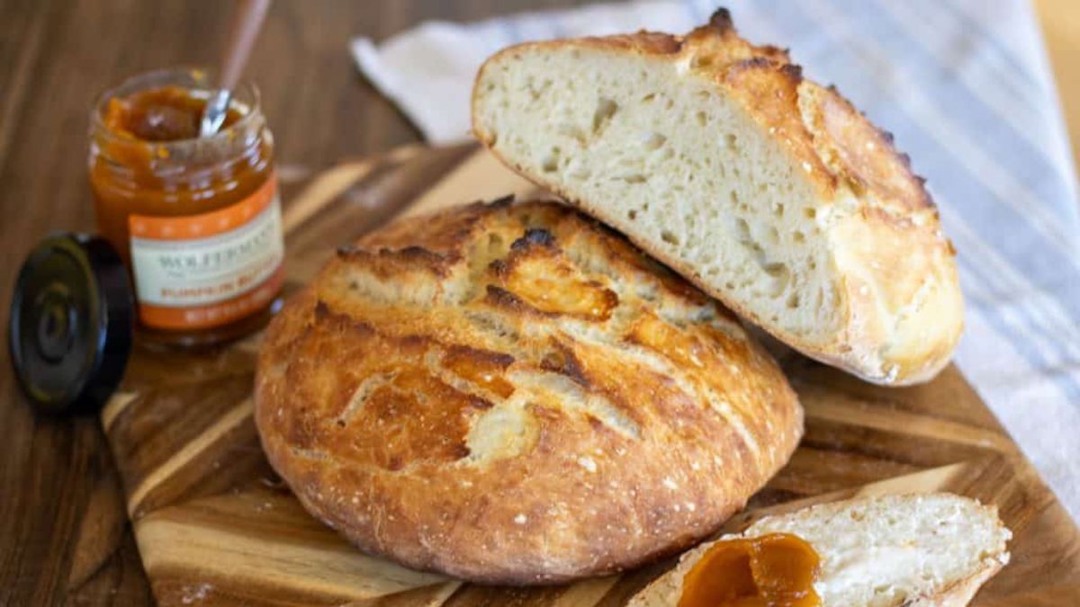 No-Knead, No-Stretch and Fold, Sourdough Bread Recipe.