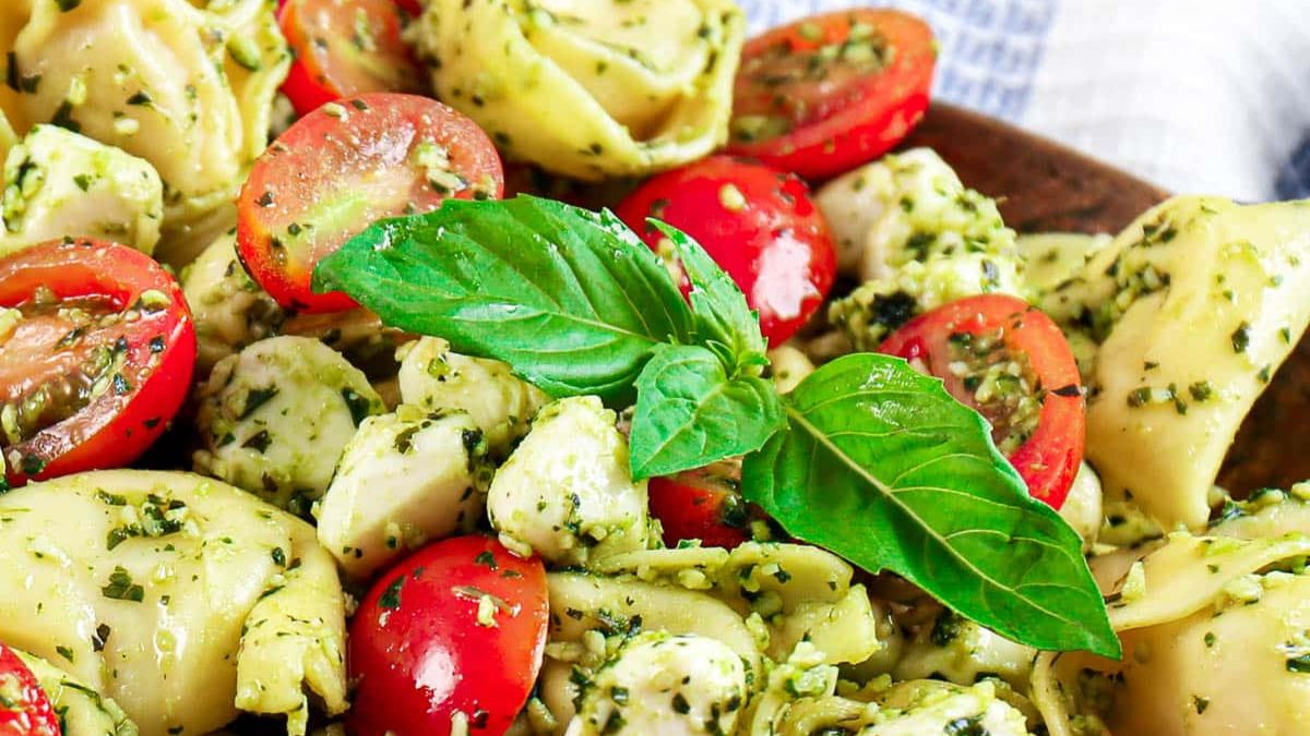 Pesto Tortellini Salad.