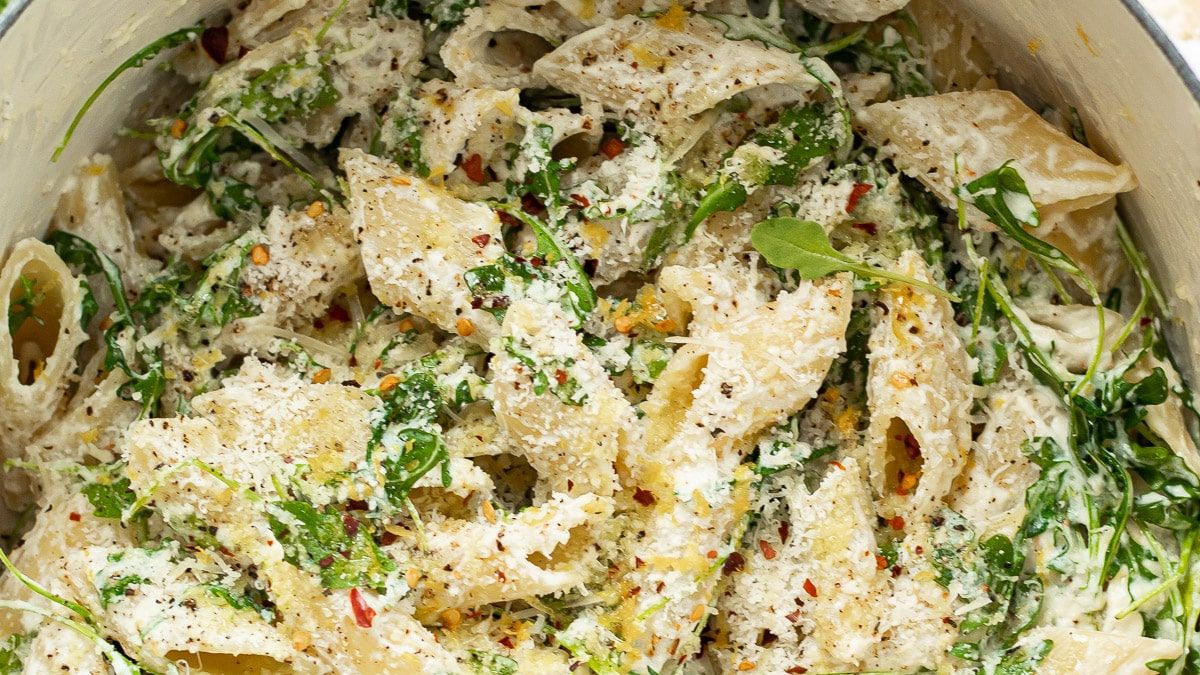 Ricotta Lemon Pasta.