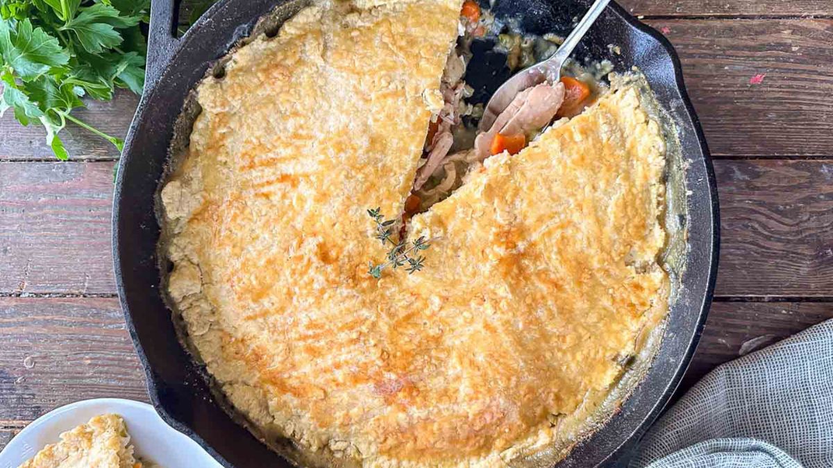 Sourdough Chicken Pot Pie.
