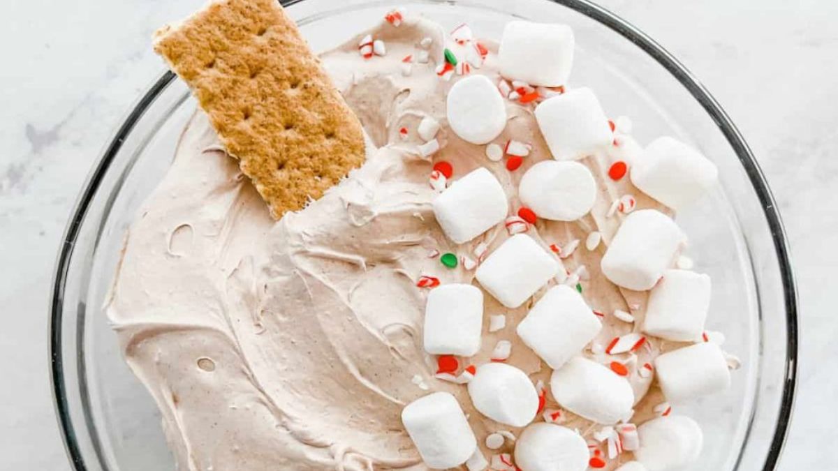 3 Ingredient Hot Cocoa Dip Recipe.