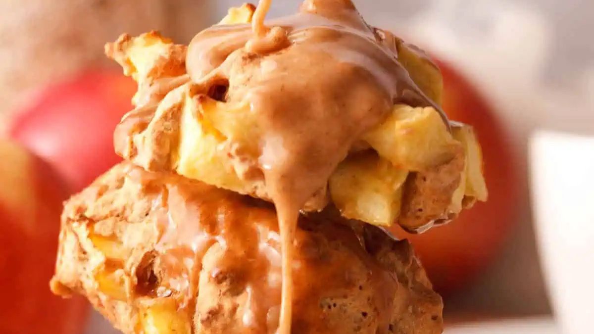 Air Fryer Applesauce Fritters.