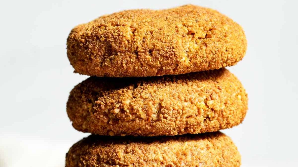 Almond Flour Sweet Potato Cookies with Orange Zest.