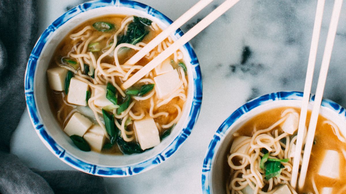 Almost Instant Miso Noodle Soup.