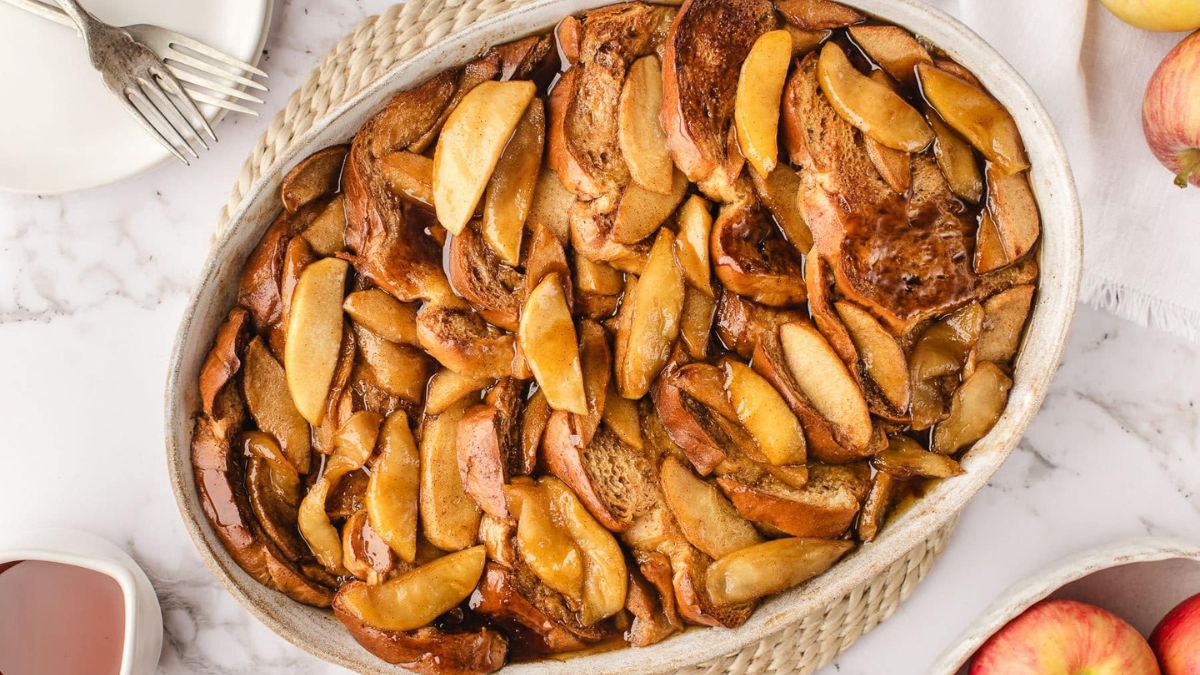 Apple Baked French Toast.