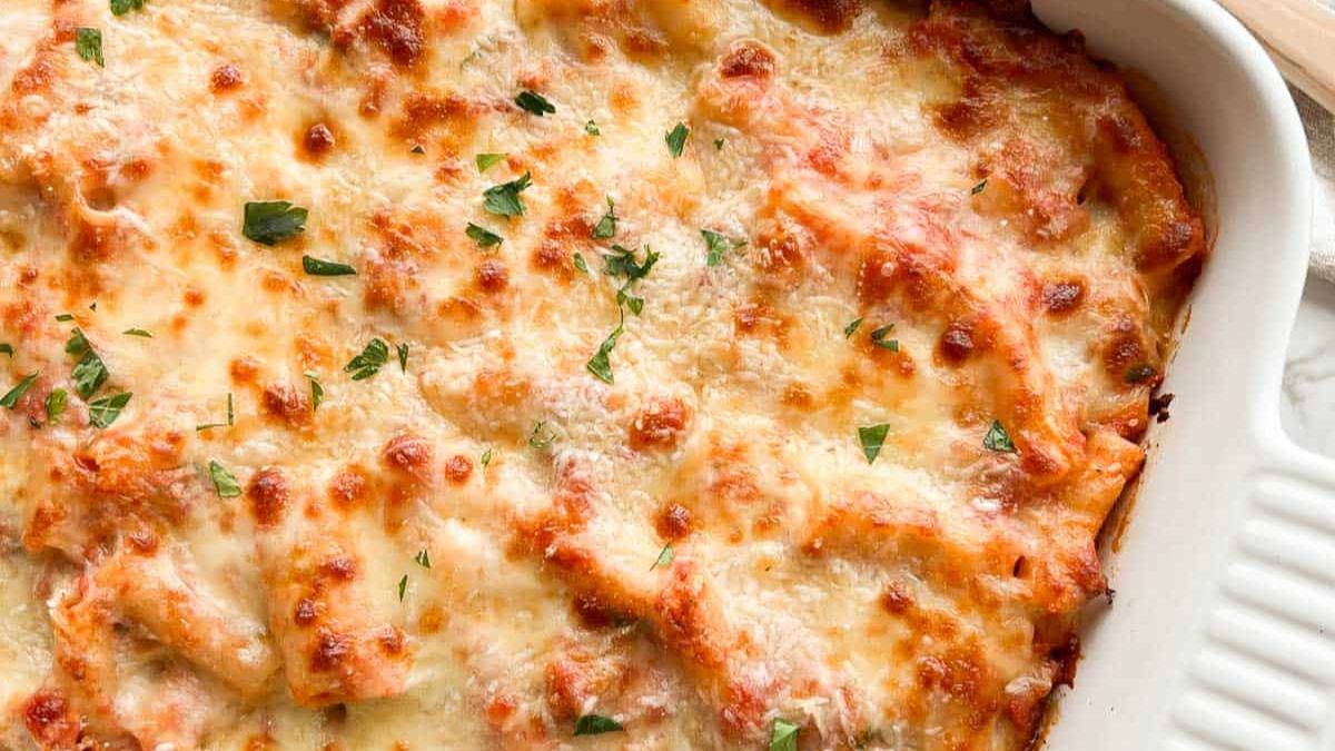 Baked Ziti with Sausage.