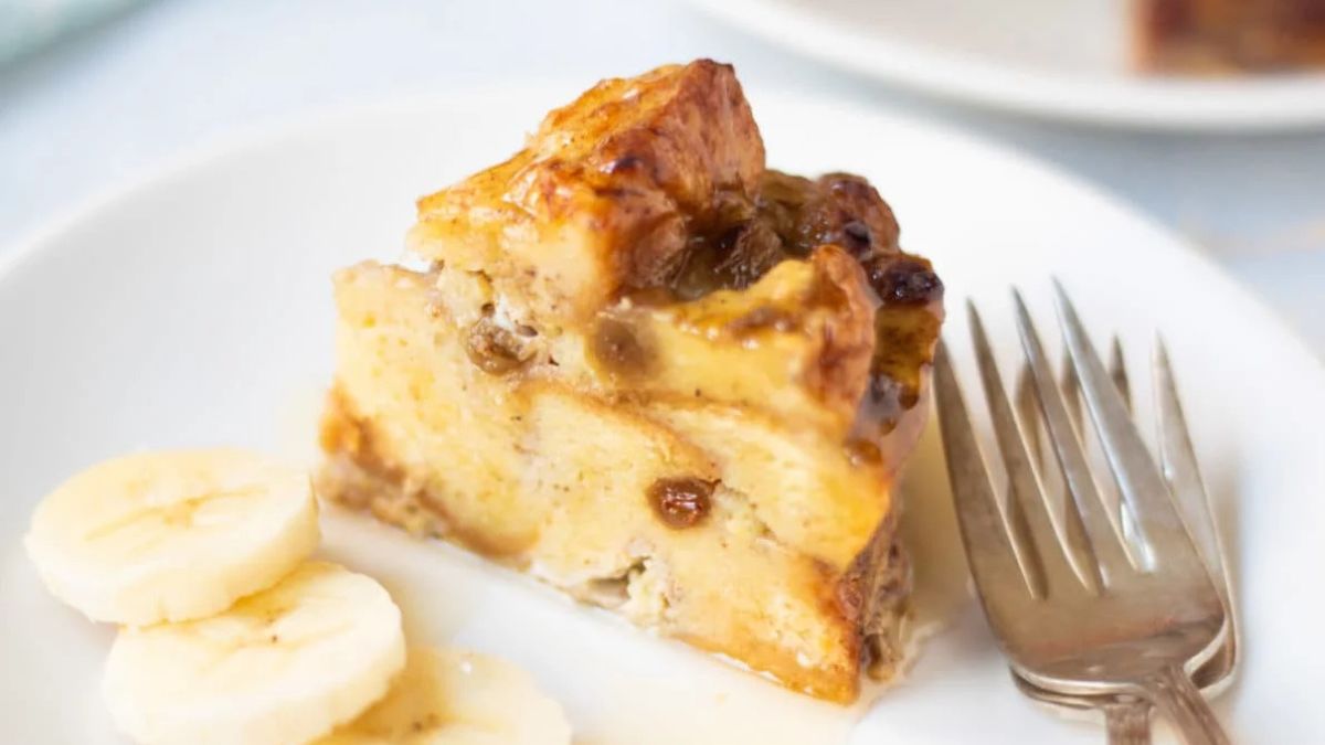 Banana Bread Pudding.