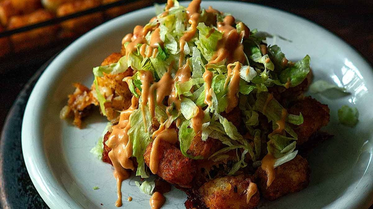 Big Mac Tater Tot Casserole.