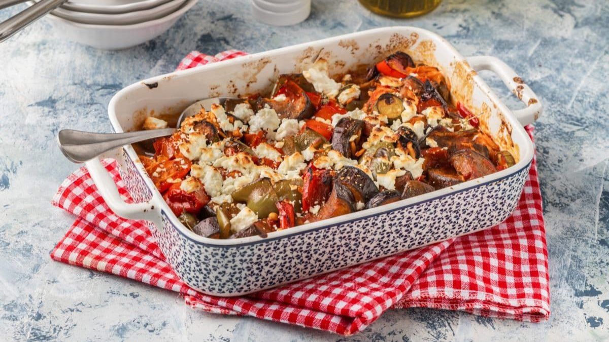 Briam | Tourlou (Greek Roasted Vegetables).