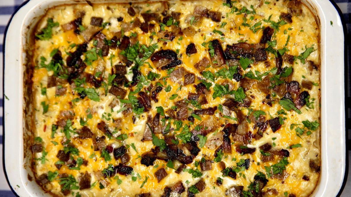 Brisket Hashbrown Casserole.