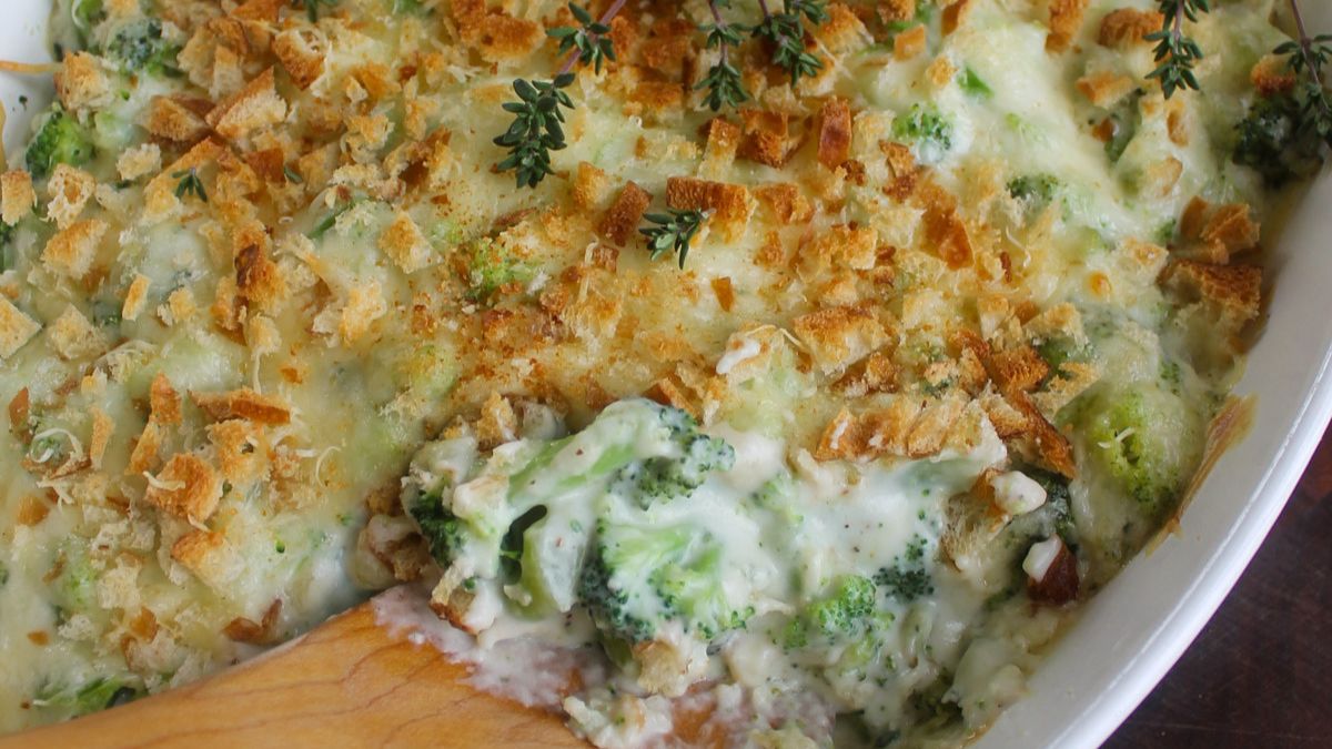 Broccoli Au Gratin.