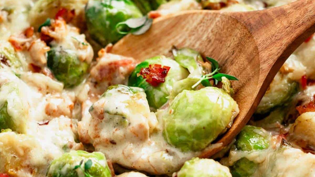 Brussel Sprouts Casserole.