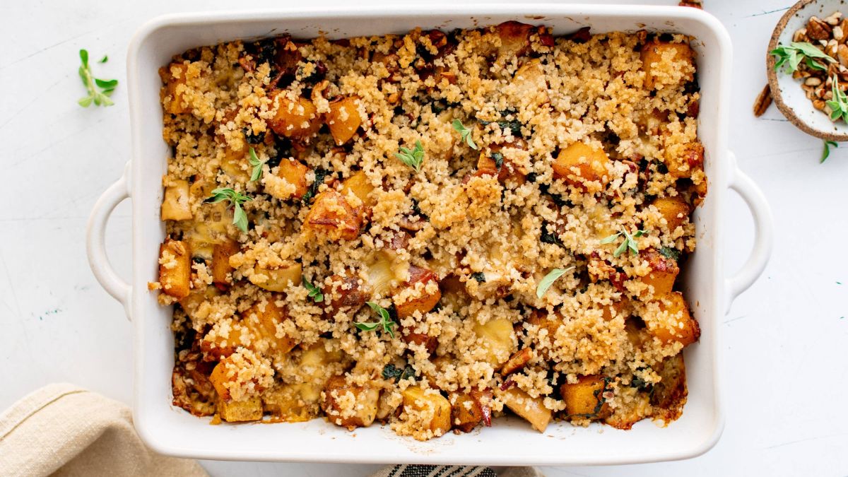 Butternut Squash Casserole.