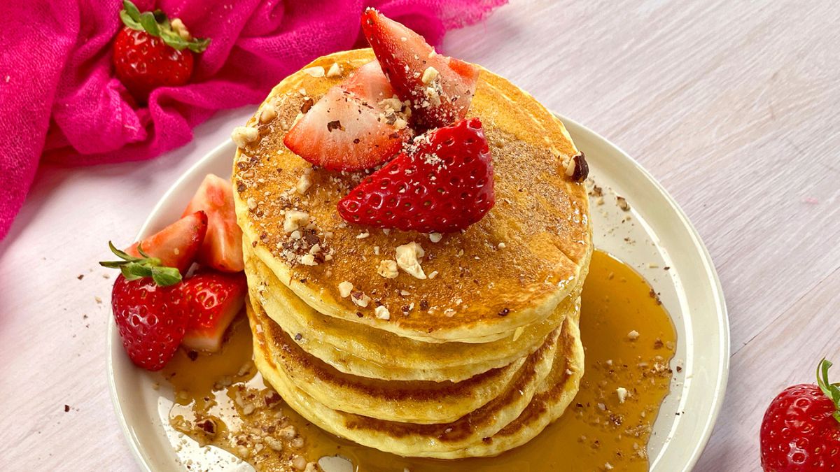 Cake Flour Pancakes.