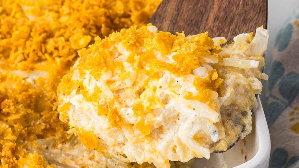 Cheesy Hashbrown Casserole.
