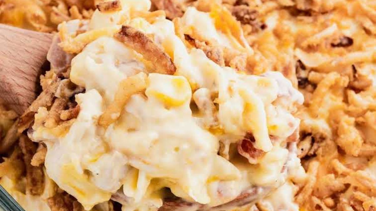Chicken Egg Noodle Casserole.