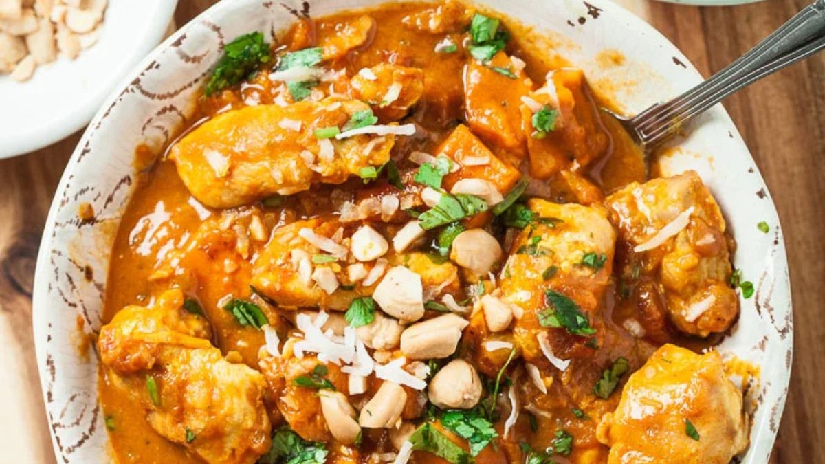 Chicken Stew with Sweet Potatoes.