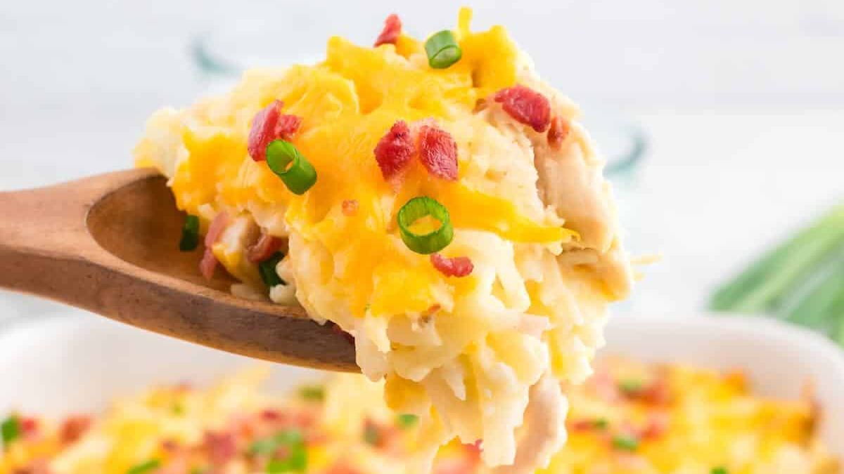 Chicken and Hash Brown Casserole Recipe.