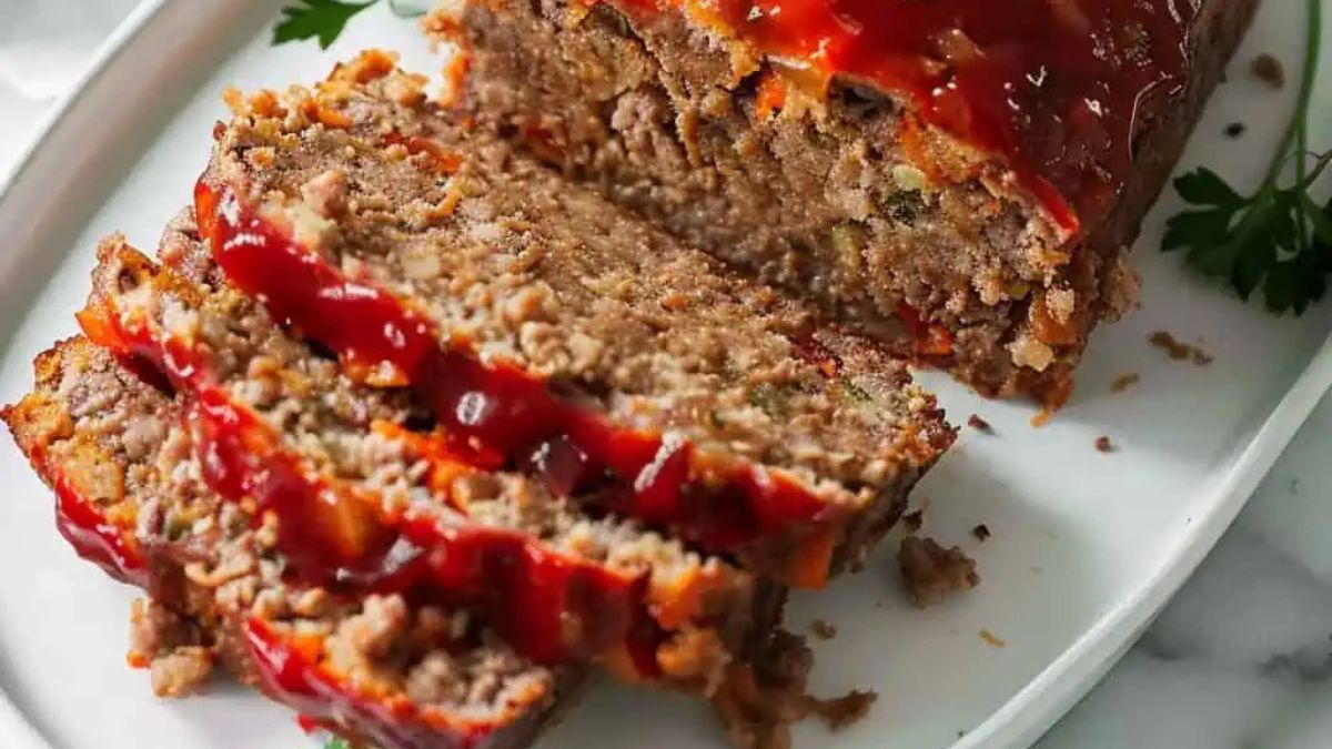 Classic Beef and Pork Meatloaf.