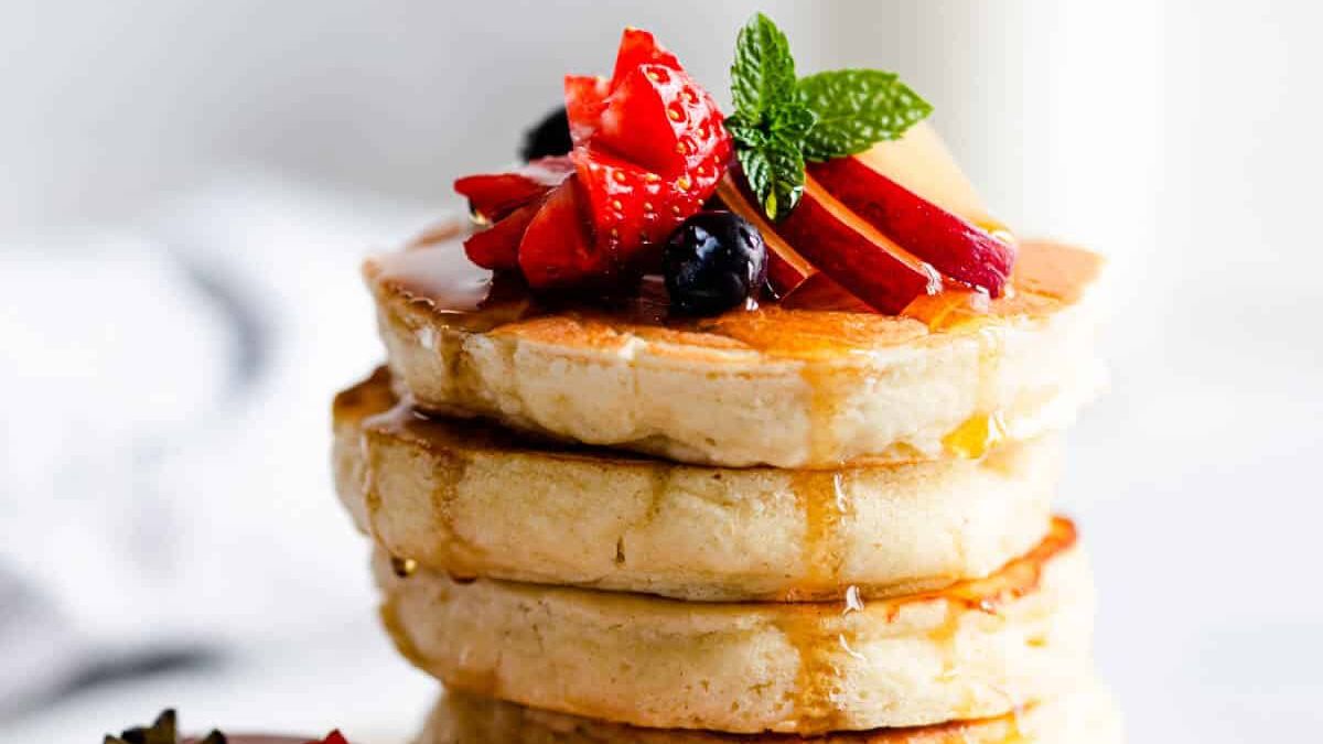 Classic Fluffy Pancakes.