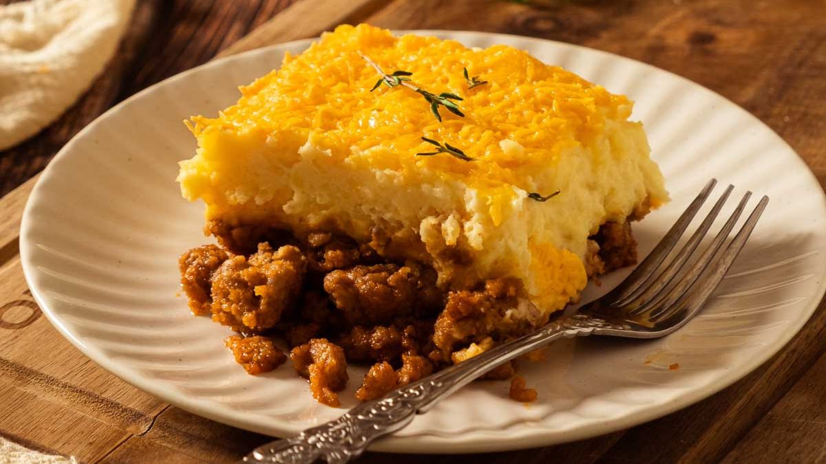 Cowboy Meatloaf and Potato Casserole.