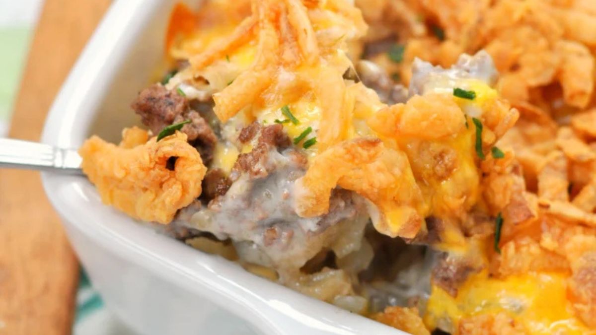 Cowboy Tater Tot Casserole.