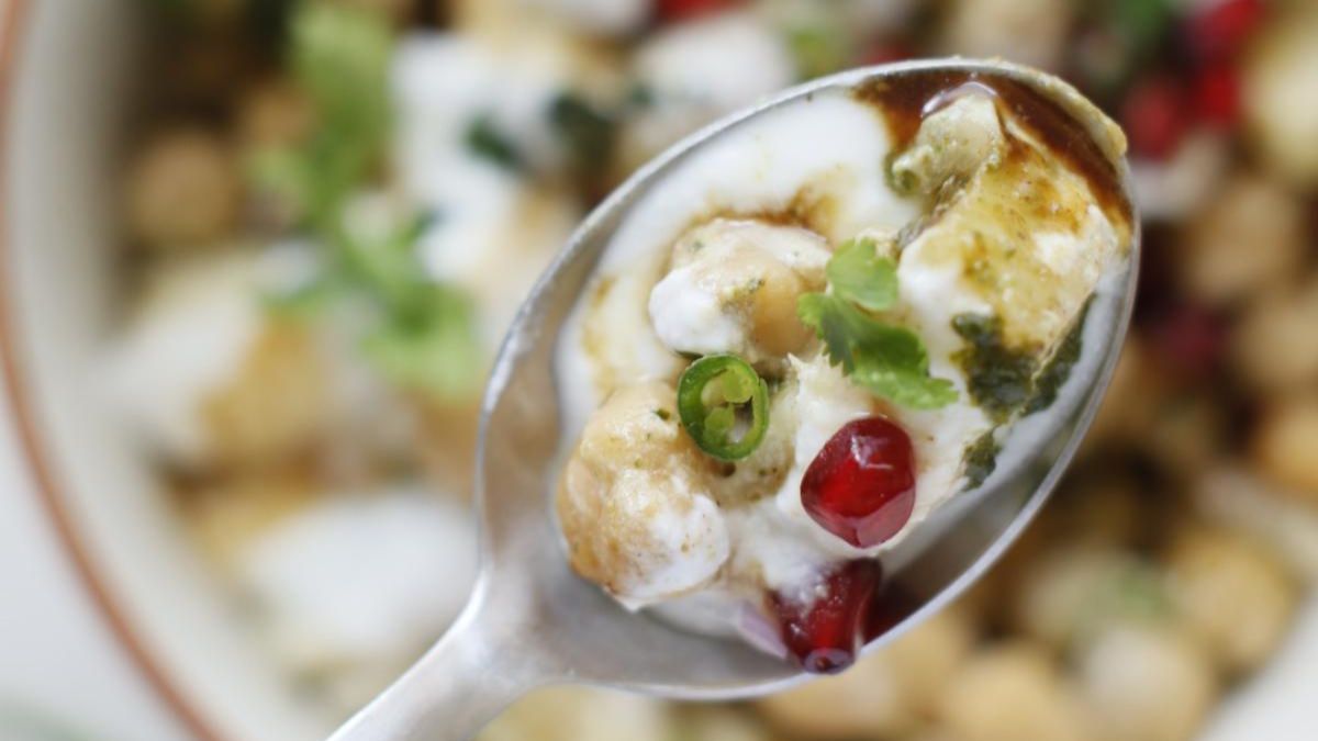 Dahi Chana Chaat.