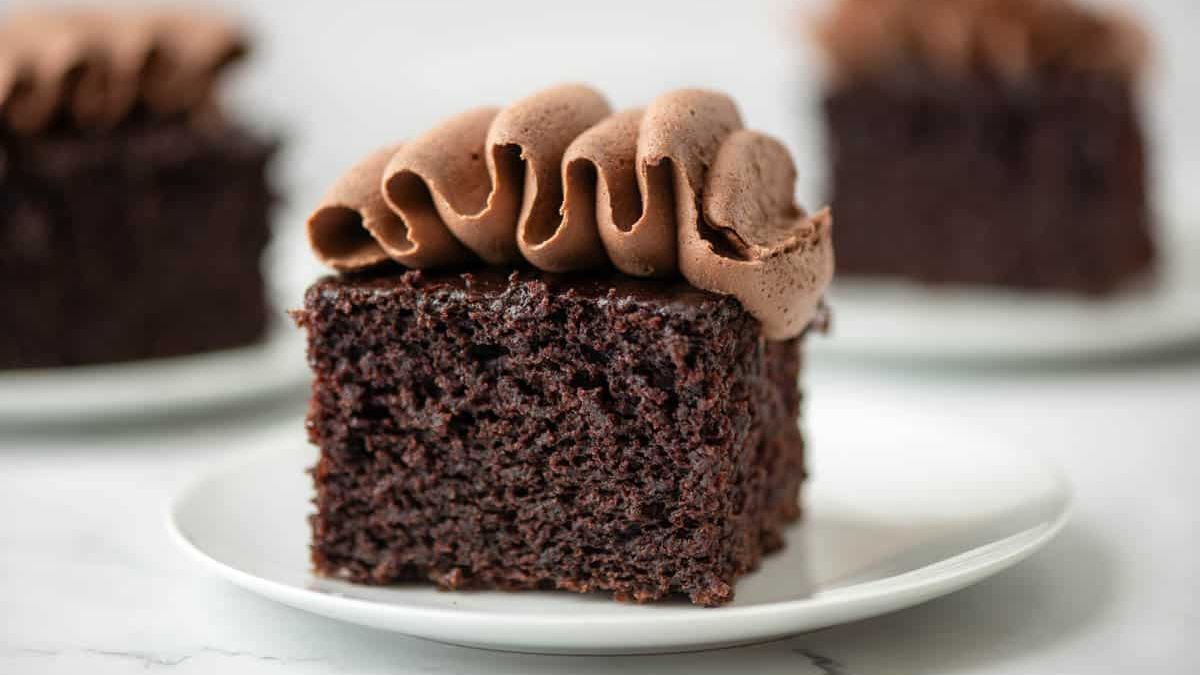 Easy Chocolate Zucchini Cake.