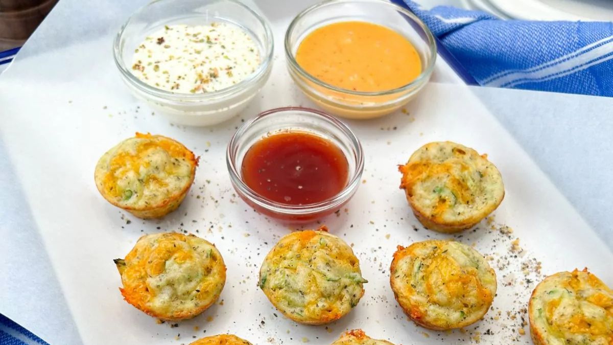 Easy Zucchini Puffs Recipe.