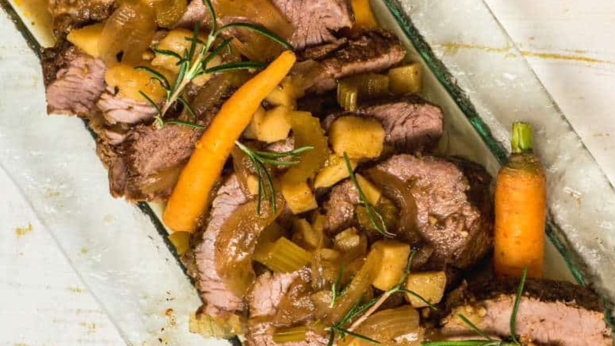 Electric Skillet Pot Roast.