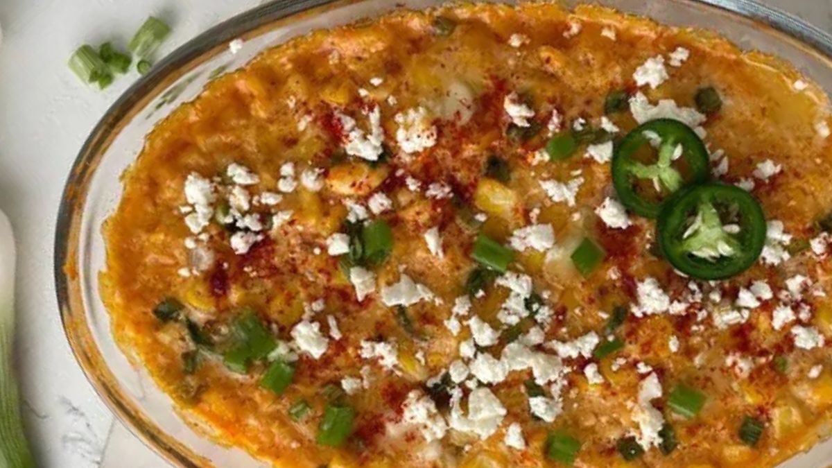 Elote Casserole (Mexican Street Corn Casserole).