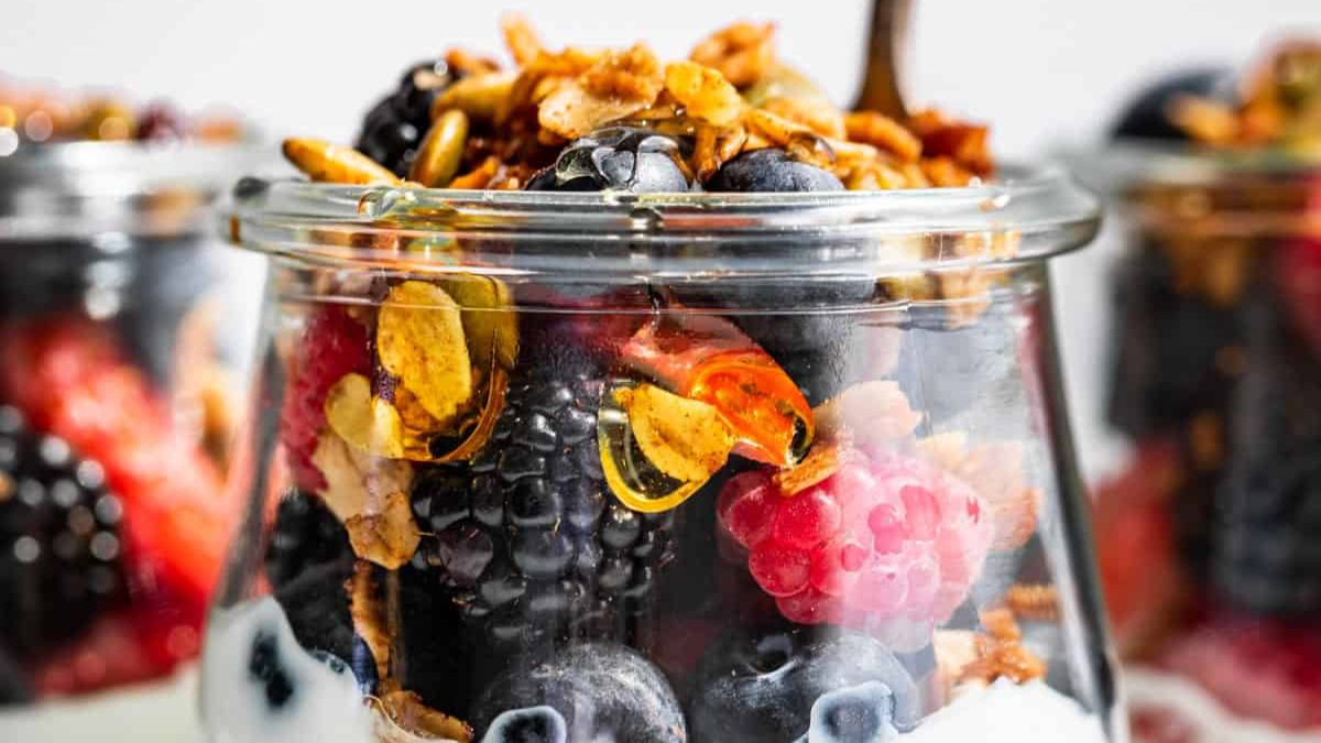 Fruit and Yogurt Parfaits.