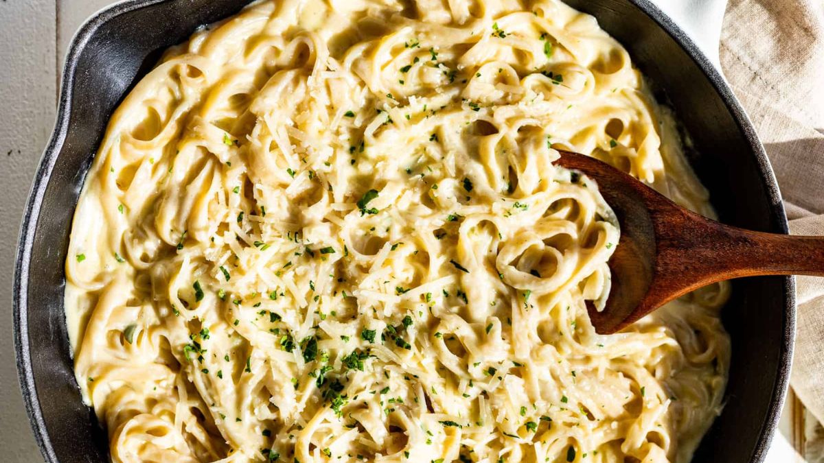 Garlic Parmesan Pasta.