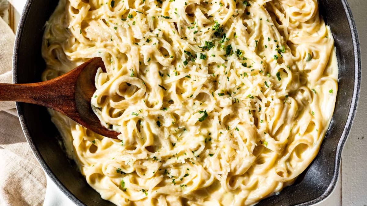 Garlic Parmesan Pasta.