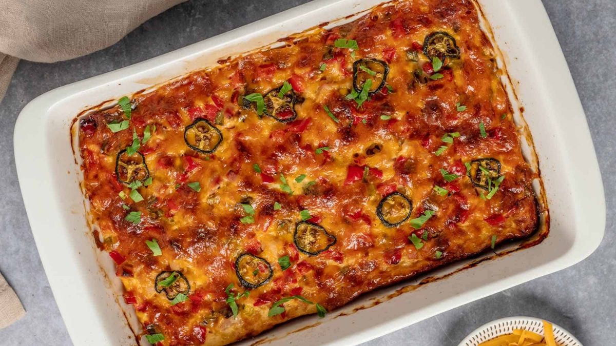 Gluten Free Hash Brown Breakfast Casserole (Farmer's Casserole).