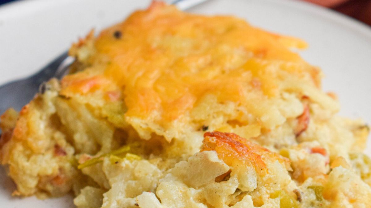 Green Chile Hashbrown Casserole.